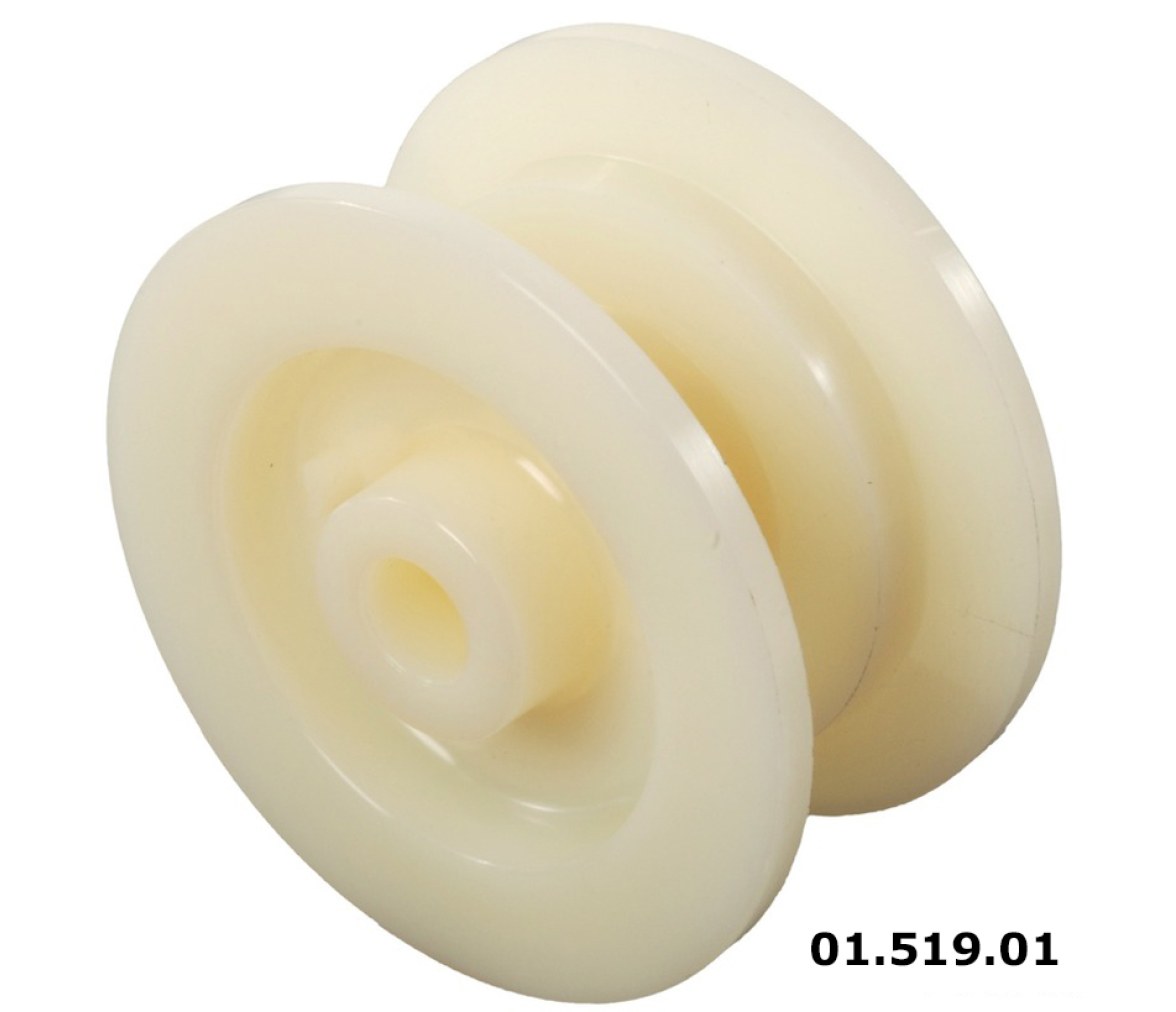 Roldana Nylon Eje 13 mm