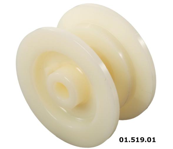 Roldana Nylon Eje 13 mm