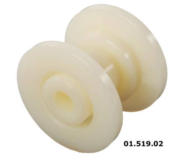 Roldana Nylon Eje 13 mm