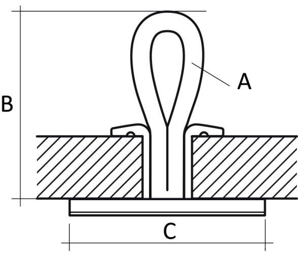 Ropeye Loop Fibra de Carbono Pasante