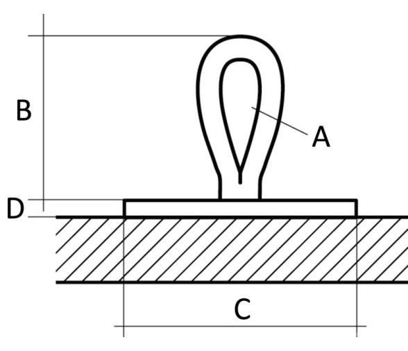 Ropeye Anilla Alta Resistencia de Superficie XS
