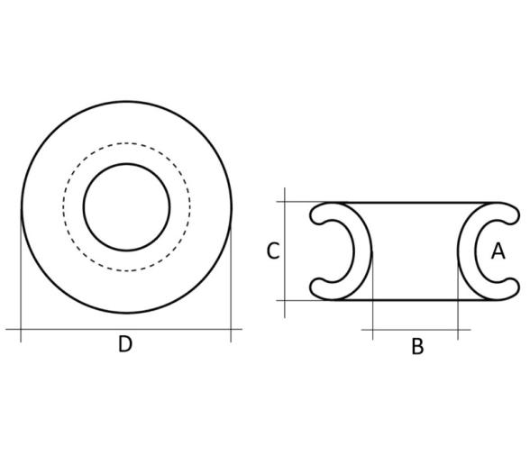 Ropeye Anillas de Baja Fricción