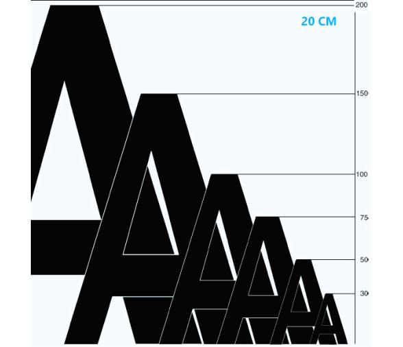 Rosh Letras y Numeros Adhesivos para Neumaticas 20 CM