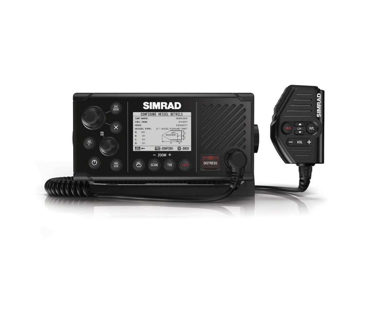 Radio VHF DSC de montaje fijo Simrad RS40-B con AIS integrado