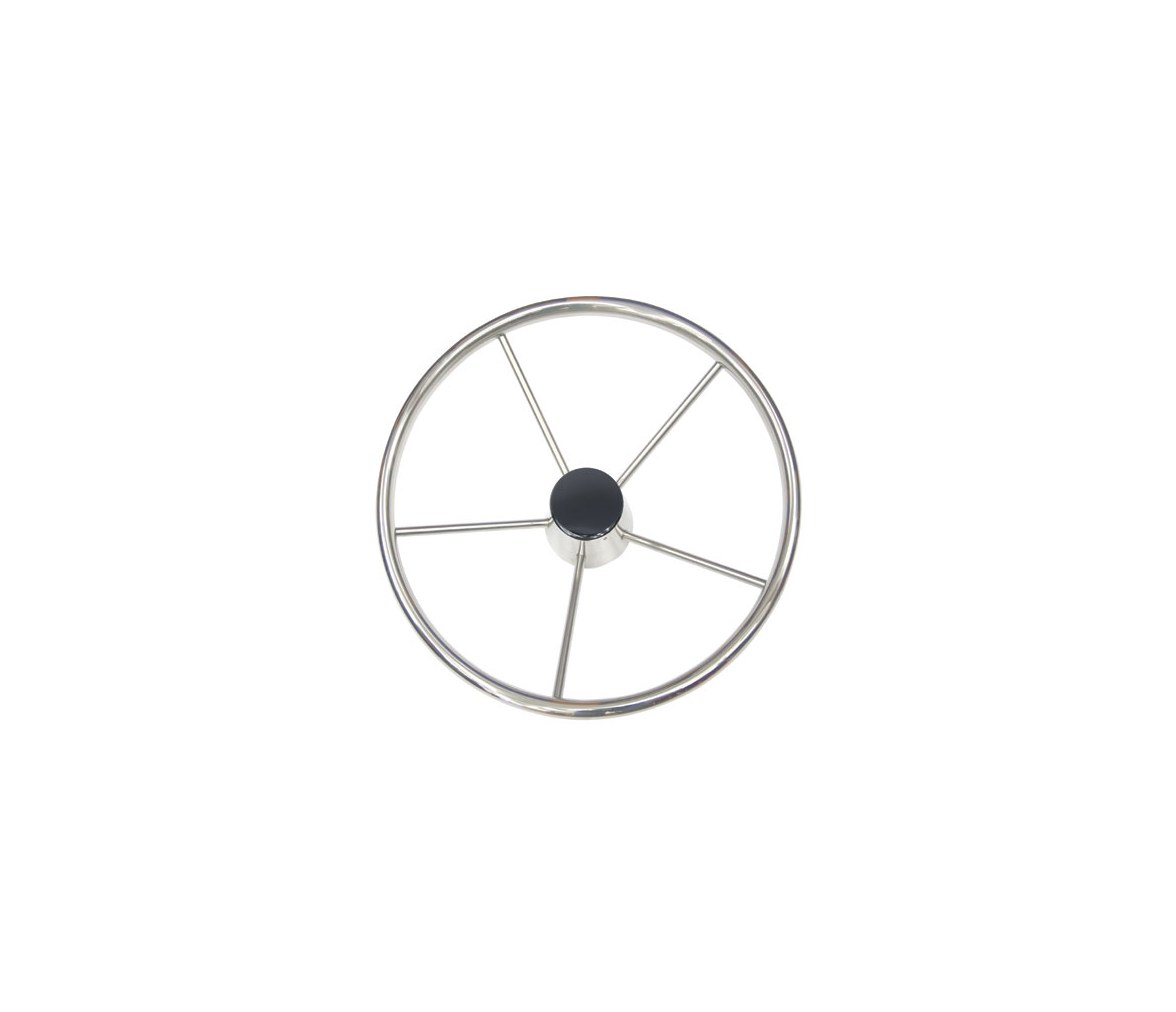 Rueda de Timon Diametro 343mm Inox