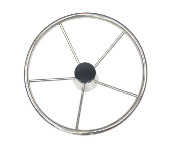 Rueda de Timon Diametro 457MM Inox