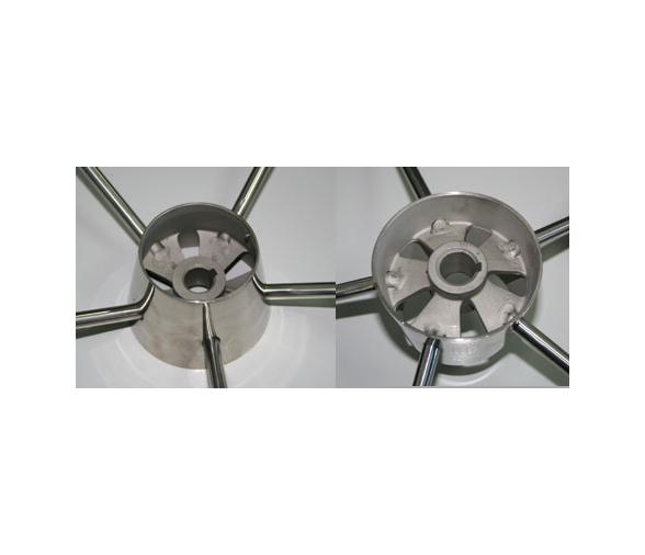 Rueda de Timon Diametro 457MM Inox