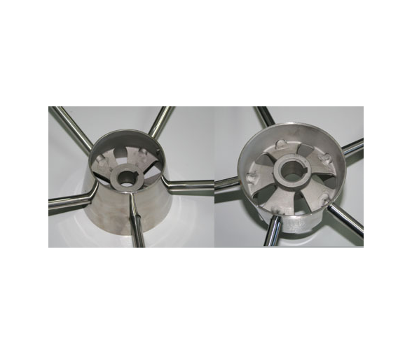 Rueda de Timon Diametro 457MM Inox