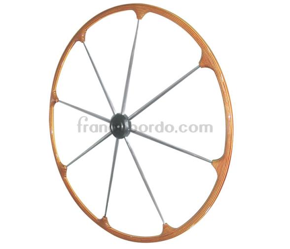 Rueda de Timon Inox Teca