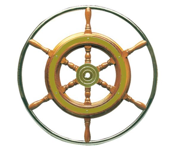 Rueda Timon Madera Noble tipo Genovese aro exterior