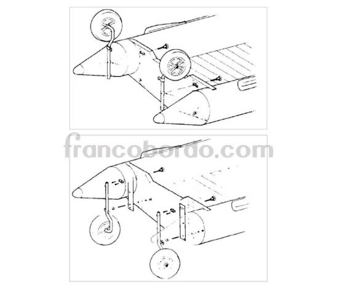 Ruedas Plegables para Neumatica Trem