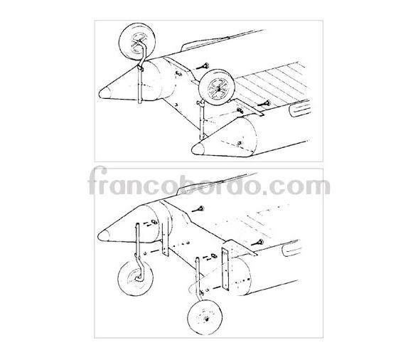 Ruedas Plegables para Neumatica Trem