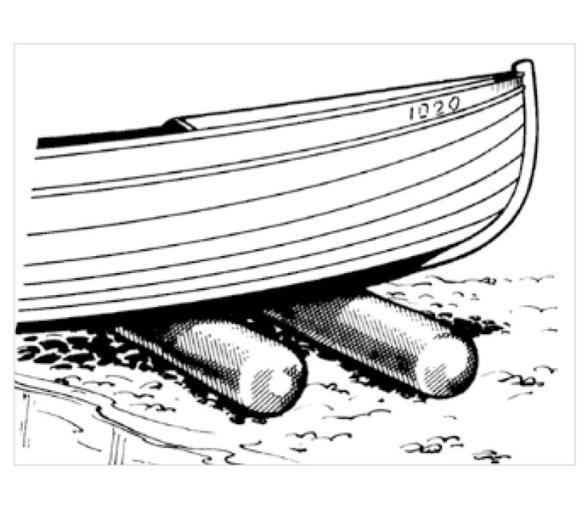 Rulo de Botadura Trem