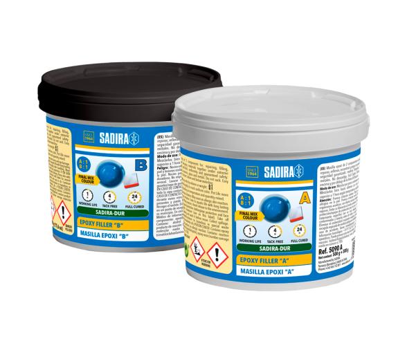 Sadira Masilla Epoxi Fuerte Sadira-Dur 500 gr + 500 gr
