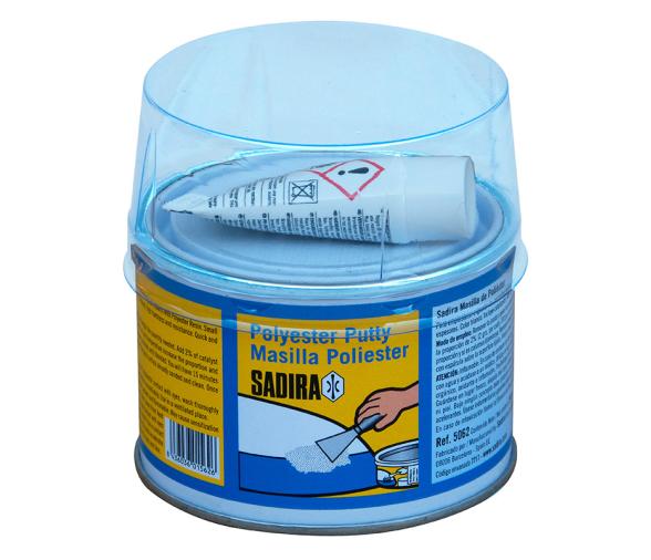 Sadira Masilla Poliester con Catalizador 250 Grs