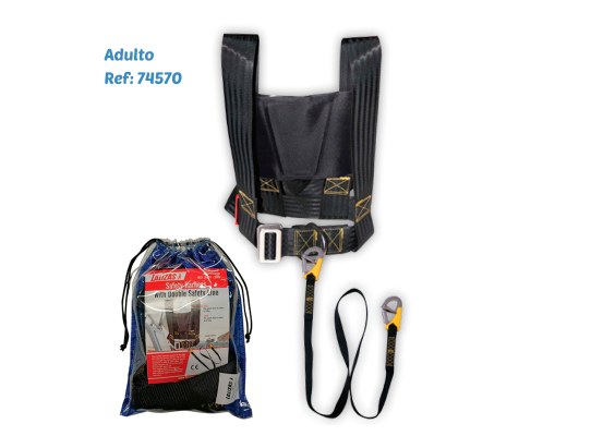 Safety Harness ISO with Double Safety Line ISO, Set