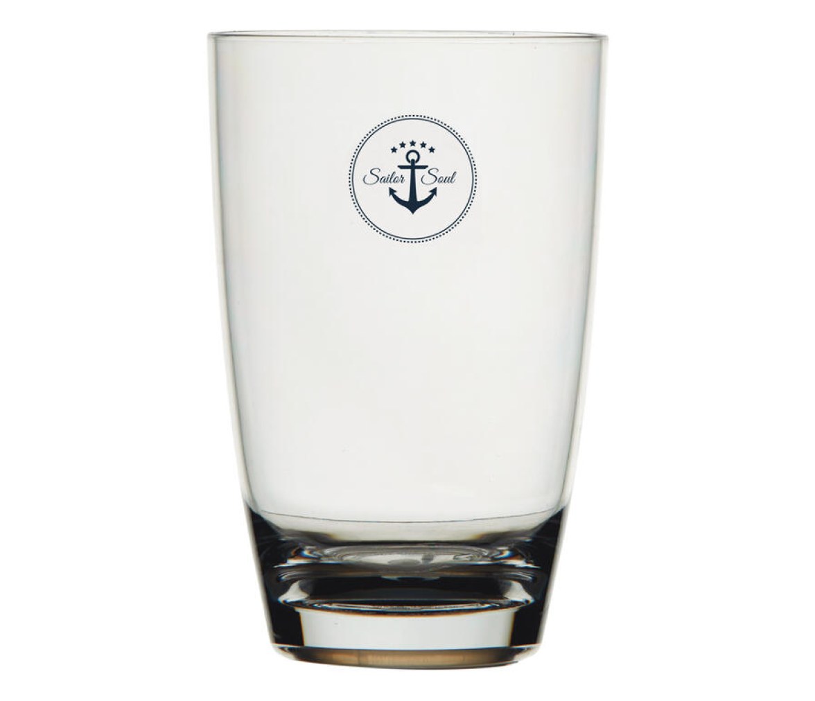 Sailor - Vaso Refresco Antideslizante - Tritan - Set 6u. - Marine Business
