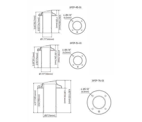 Salida de Escape Tipo Vetus Aceron Inox