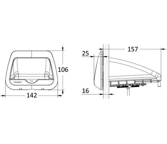 Scanstrut Cargador Bateria Inalambrico de Pared ROKK - 10 W