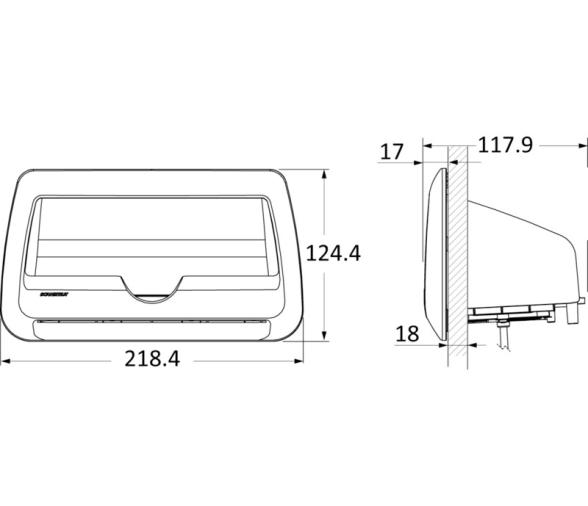 Scanstrut Cargador de Batería Inalámbrico ROKK Cove LED