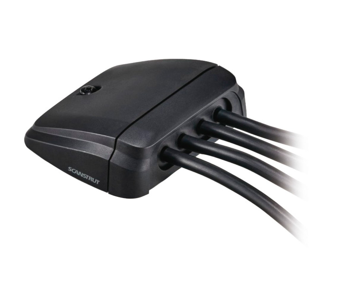 Scanstrut Pasacables Horizontal Negro Multicables