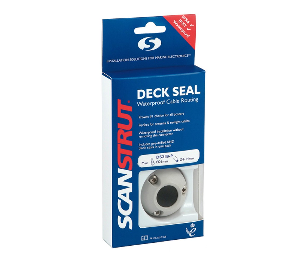 Scanstrut Pasacables Vertical Plastico Gris 10 piezas