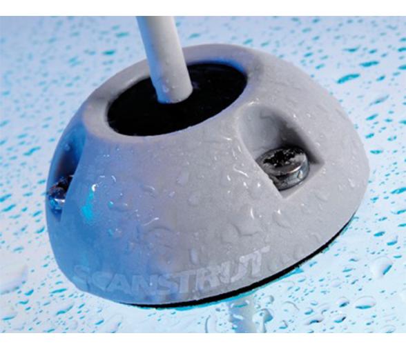 Scanstrut Pasacables Vertical Plastico Negro