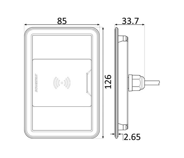 Scanstrut Rokk Cargador Inalámbrico