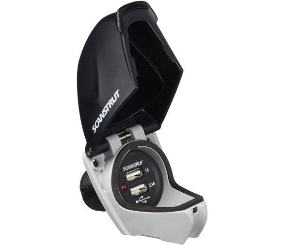 SCANSTRUT Toma doble USB estanca, 12-24VCC