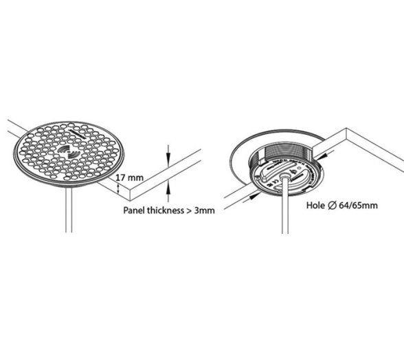 Scanstrut Cargador Bateria Inalambrico de Superficie ROKK