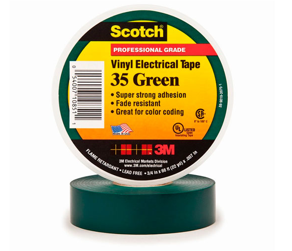Scotch 35 PVC Electrical Tape for Color Coding