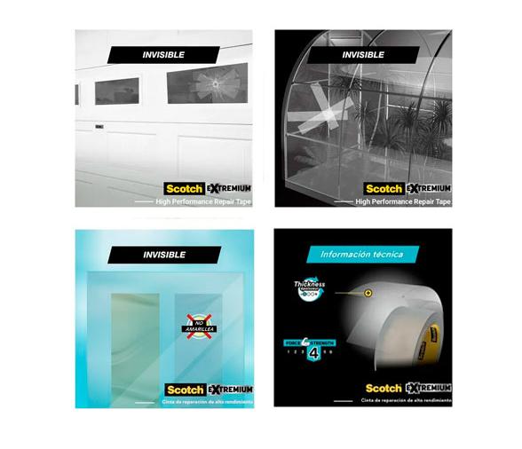 3M Scotch Cinta Transparente Invisible