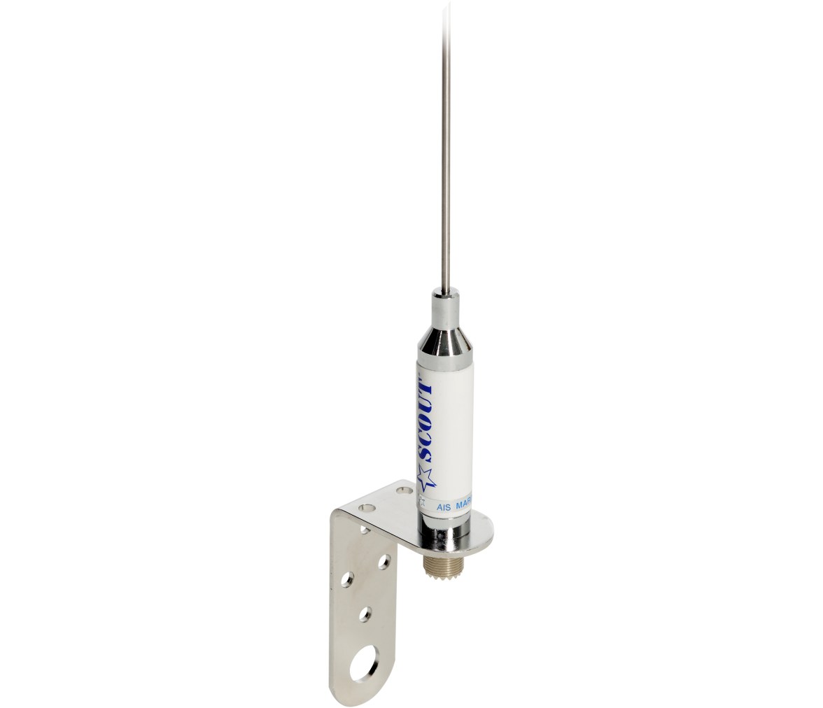 Scout Antena 0,9 m Acero Inoxidable AIS KM-30A para Velero