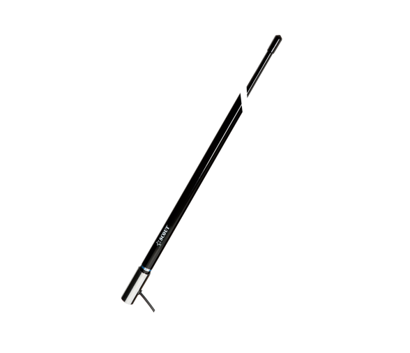 Scout KS-124 Antena Fibra de Vidrio AM-FM 2,4 m Negra