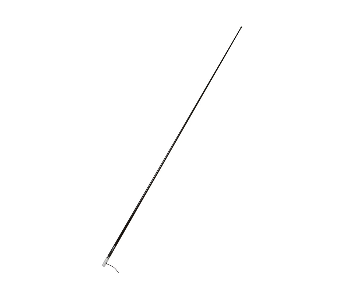 Scout KS-124 Antena Fibra de Vidrio AM-FM 2,4 m Negra