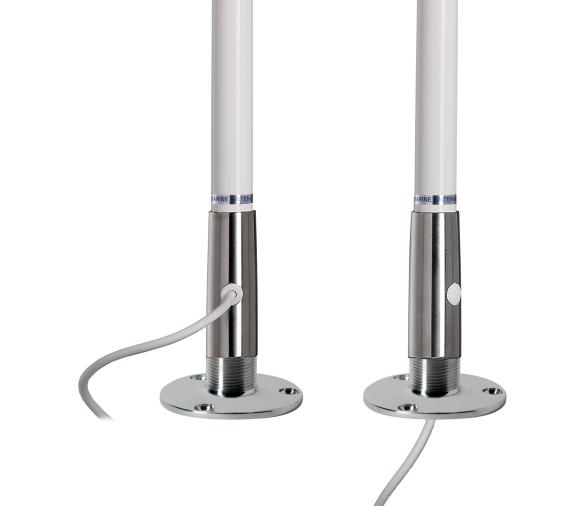 Scout KS-31 Antena de Fibra de Vidrio 3 dB AIS 1,2 m