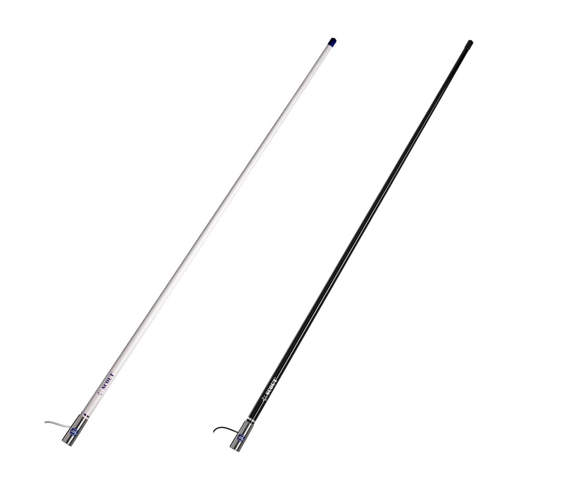 Scout KS-41 3 dB VHF Fiberglass Antenna 1,2 m