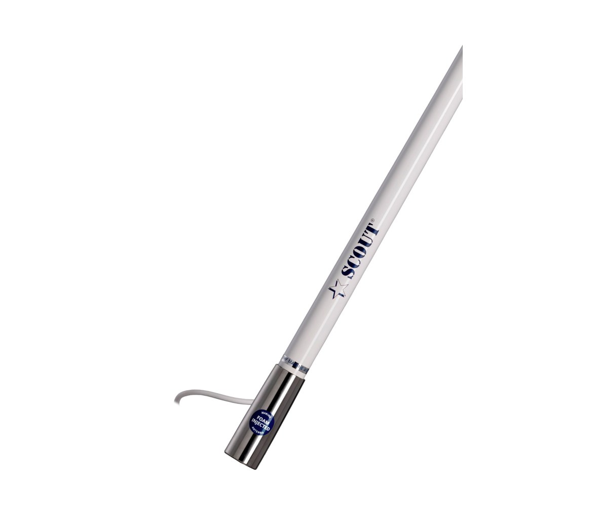 Scout KS-41 3 dB VHF Fiberglass Antenna 1,2 m