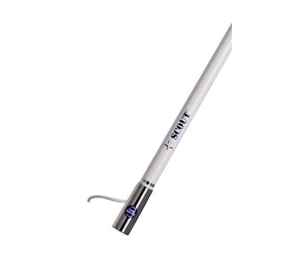 Scout KS-41 Antena VHF de Fibra de Vidrio 3 dB 1,2 m