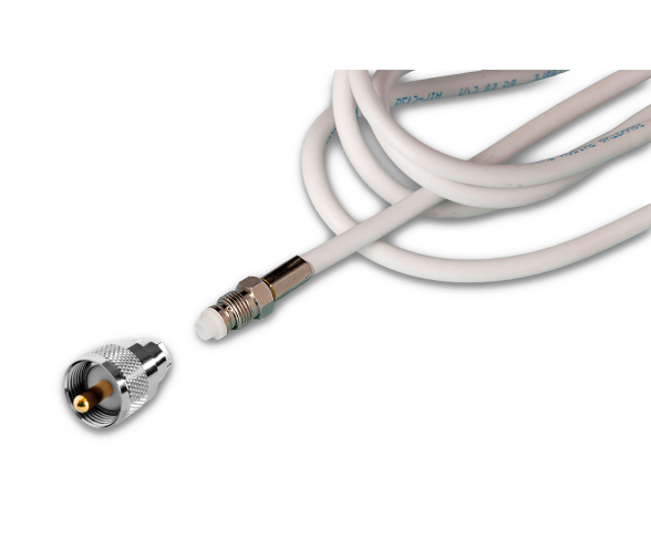 Scout KS-41 Antena VHF de Fibra de Vidrio 3 dB 1,2 m