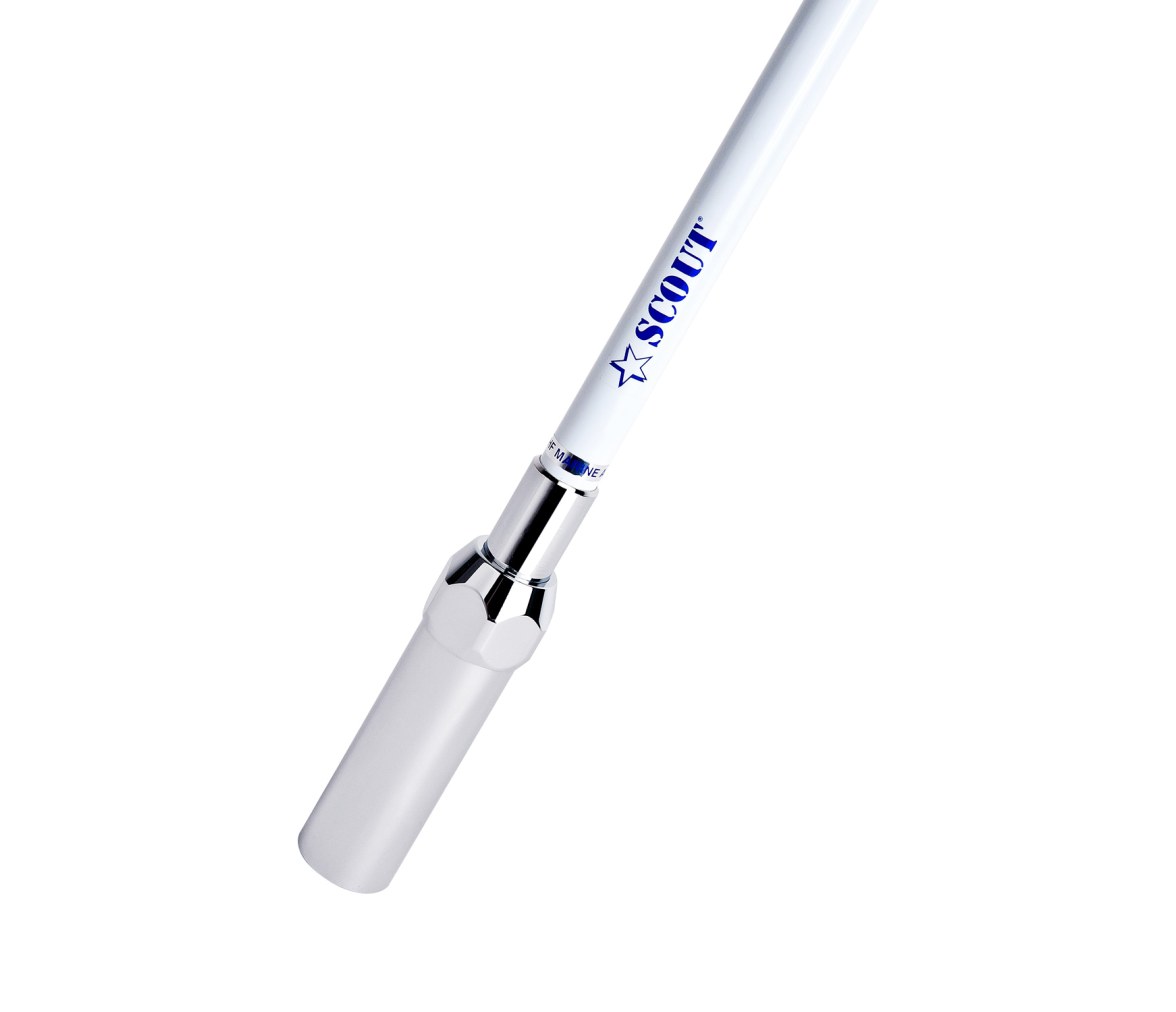 Scout KS-50 AIS Antena de Fibra de Vidrio 3 dB 1,5 m