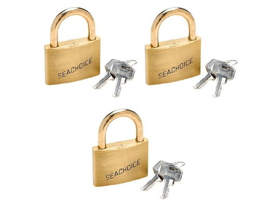 Seachoice Set 3 Padlocks Same Key
