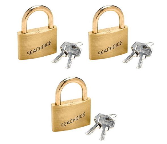 Seachoice Juego 3 Candados Misma Llave