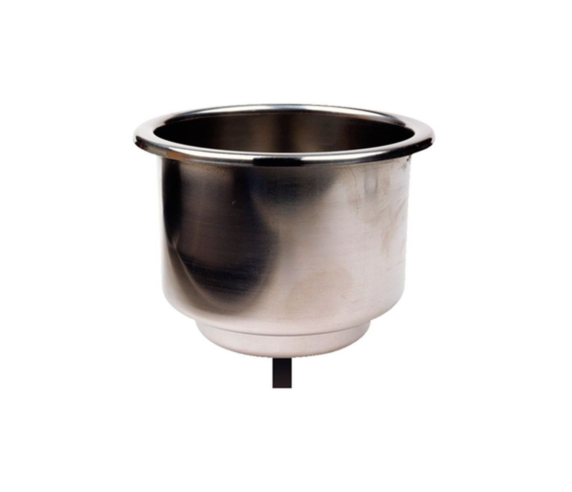 Seachoice Stainless steel cupholders recessed drain