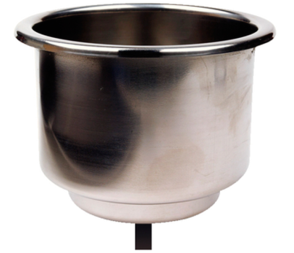 Seachoice Portabebidas acero inox empotrable tapon drenaje