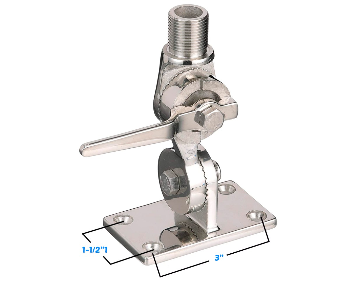 Seachoice Soporte para Antena 4 Posiciones