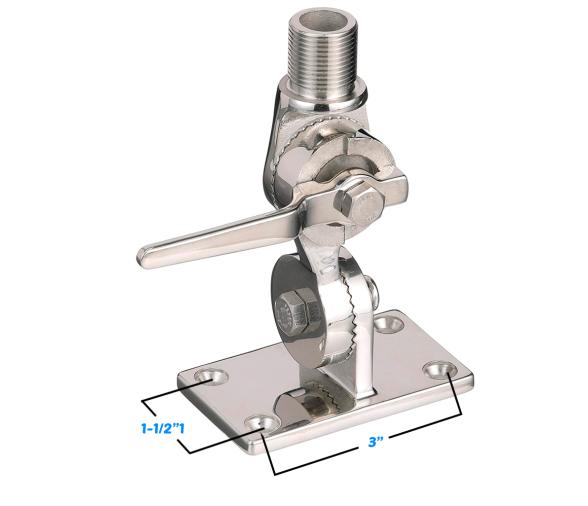 Seachoice Soporte para Antena 4 Posiciones