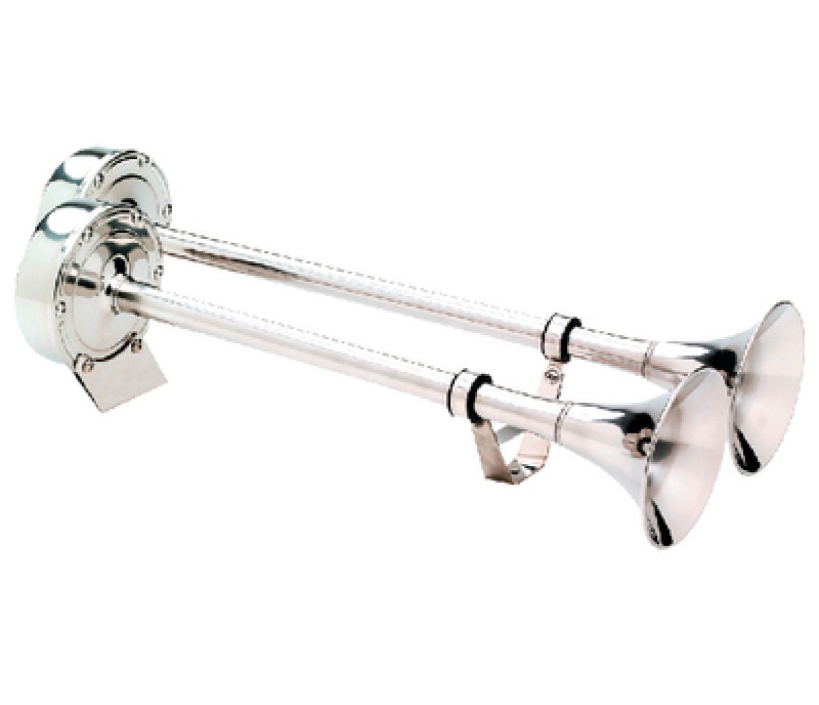 Seachoice Bocina Tubo Inox Doble