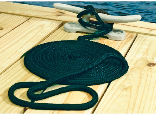 Seachoice Cabo Amarre Nylon Doble Trenzado Azul 13 mm