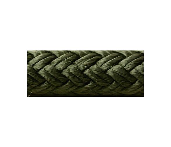 Seachoice Cabo Amarre Nylon Doble Trenzado Negro 9 mm